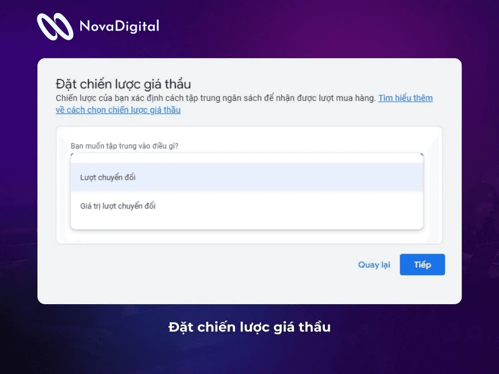 Đặt chiến lược giá thầu