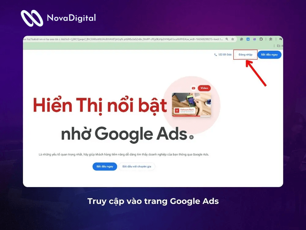 các loại tài khoản google ads