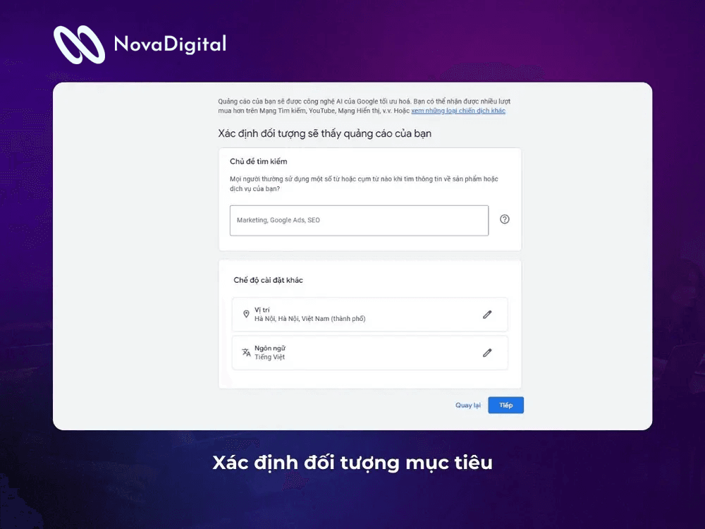 xác định đối tượng mục tiêu